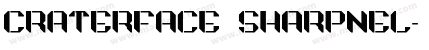 CRATERFACE SHARPNEL字体转换